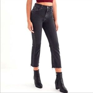 BDG Kick Flare High Rise Cropped Jeans